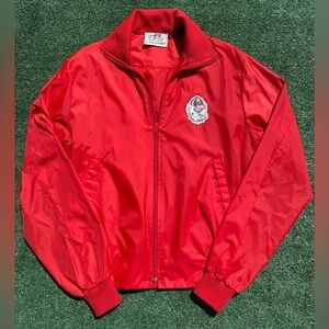 VTG 80s Izod Handmade Georgia Bulldogs Full Zip Jacket Men’s Size Small